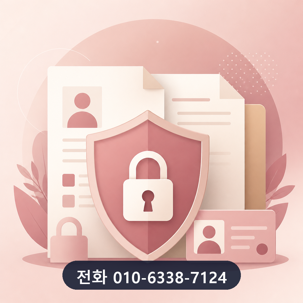 우리카드 현금화 개인정보 보호 이미지